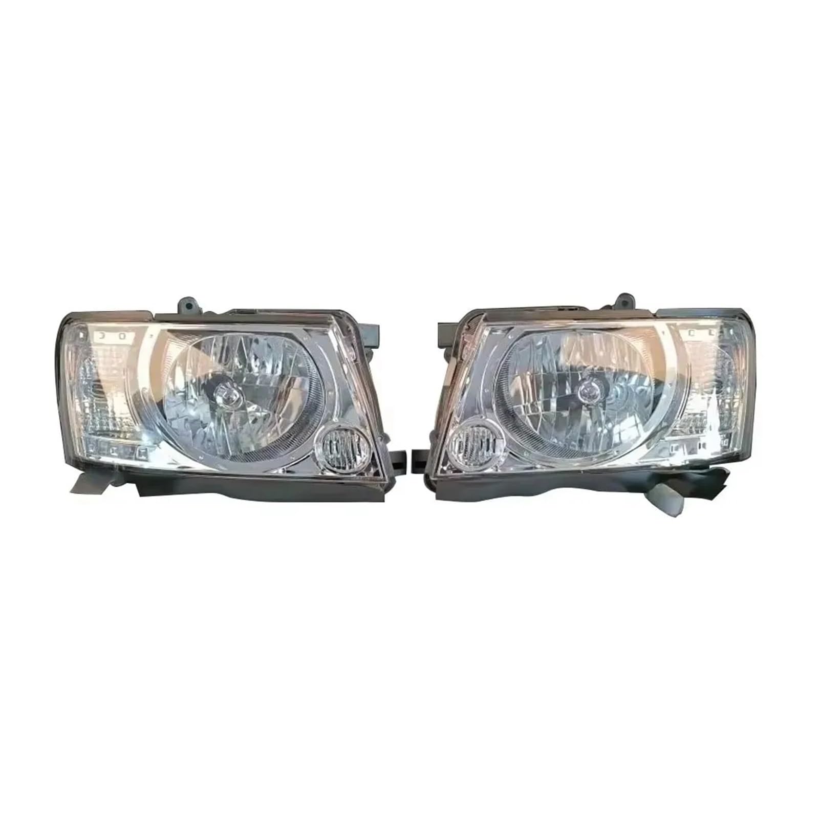 A Pair Headlights Compatible With Nissan SAFARI Patrol GR V Wagon Y61 26010VD300 26010VD325 2000/05-2023/12