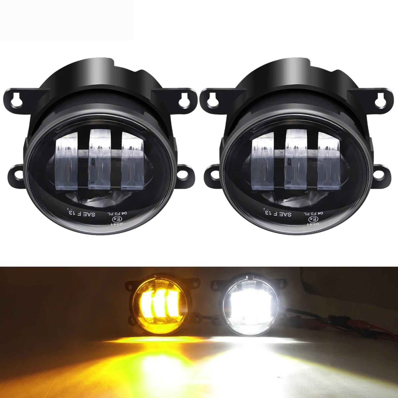 Mistlampen 2 szt. Światła przeciwmgielne LED 30W 6000LM Przednia lampa przeciwmgielna samochodu DRL Biały Amper Dla Jeep Dla Cherokee Dla KL 2014-2015