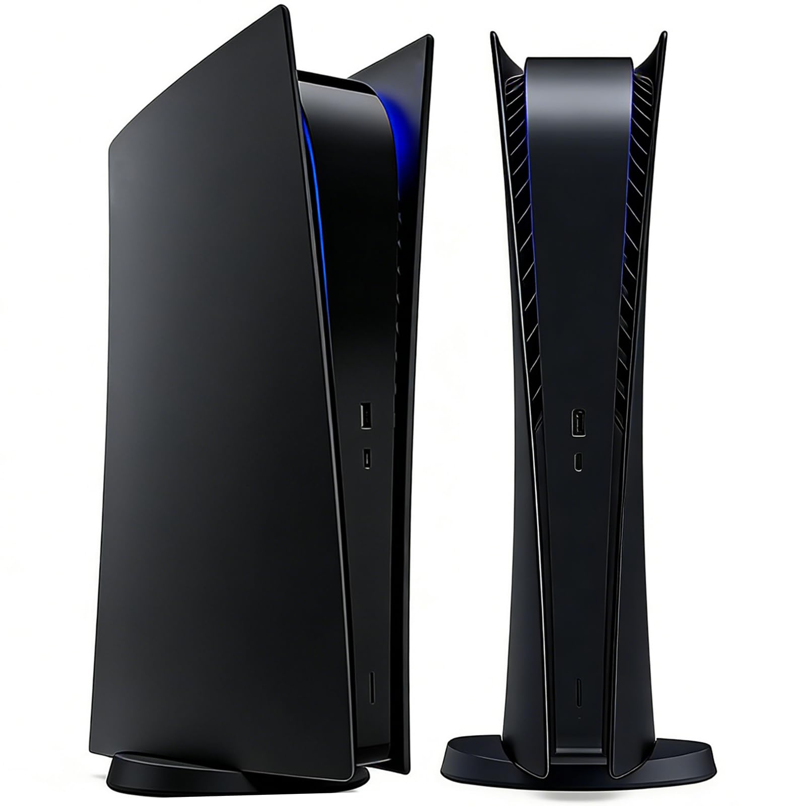 ArVin - Cover di ricambio per PS5, per console PS5, ABS antigraffio, antipolvere, accessori per Playstation 5, console di gioco Digital Edition (nero)