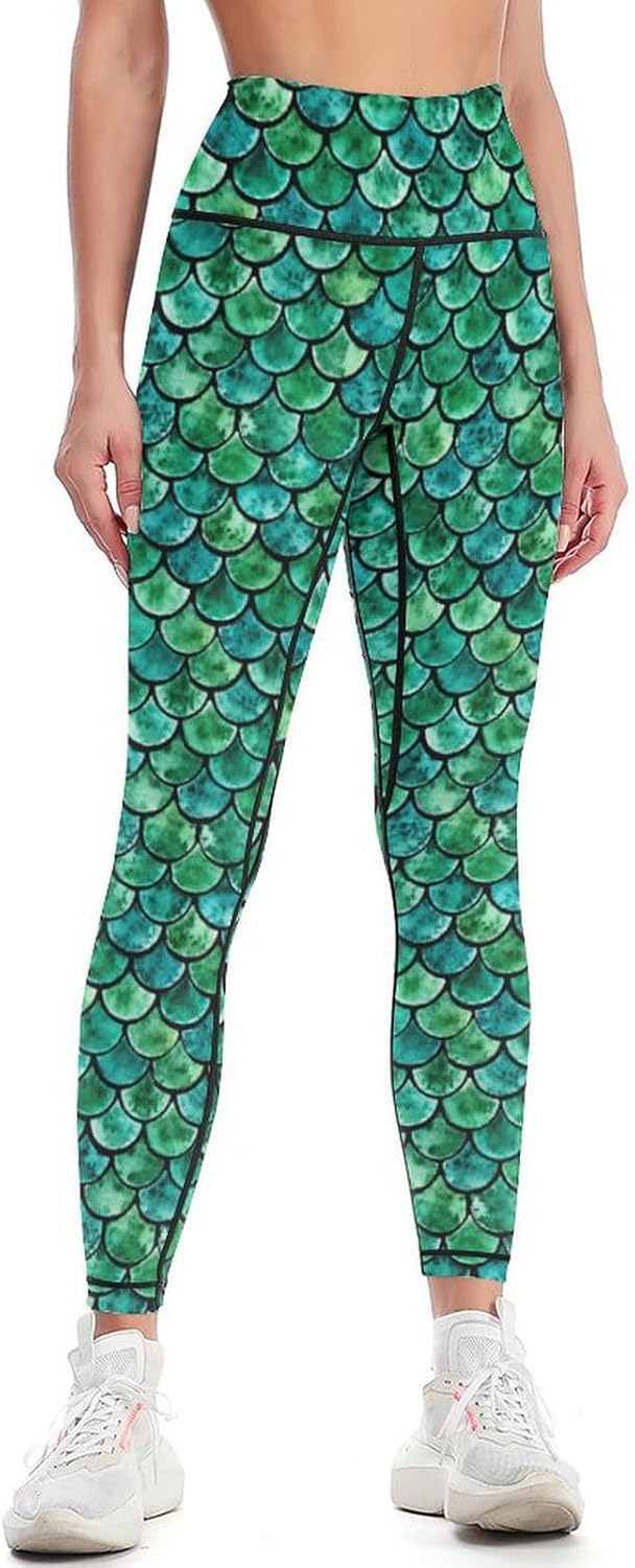 High Waisted Yoga Pants for Women 4-Way Stretch Soft Running Workout Leggings Athletic Yoga Pants