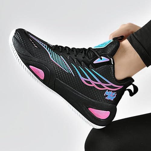 Miniatura 7 de NCNDB Tenis de baloncesto unisex transpirables para correr, a la moda, antideslizantes, acolchados, para correr, caminar, entrenar