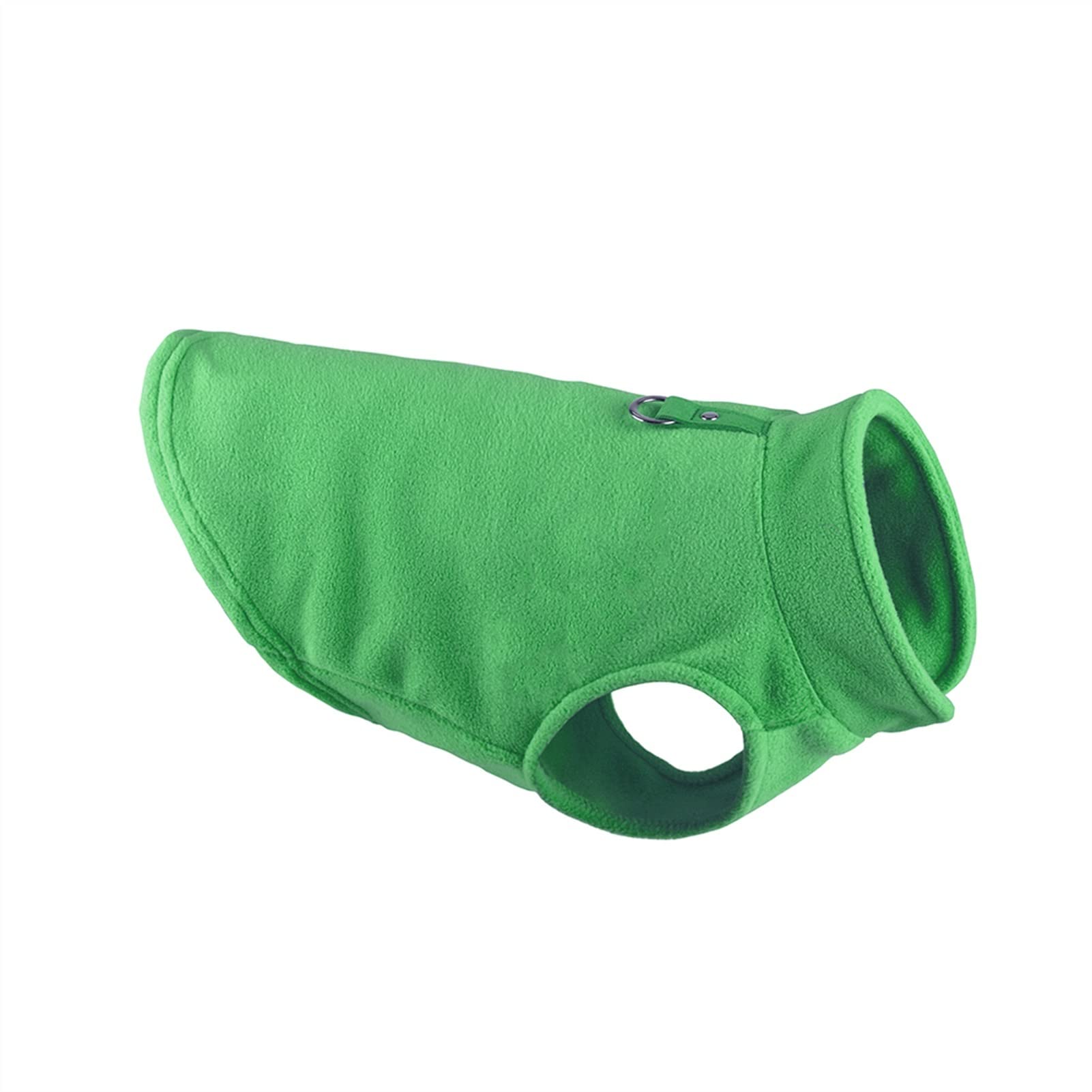 Manteau d'hiver en polaire vert taille L pour chiot et petit chien