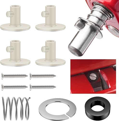 Miniatura 1 de Kit de montaje rápido actualizado de resorte y arandela y accesorios Ever-dime y soportes de fijación para batidora KitchenAid, protege y aumenta la