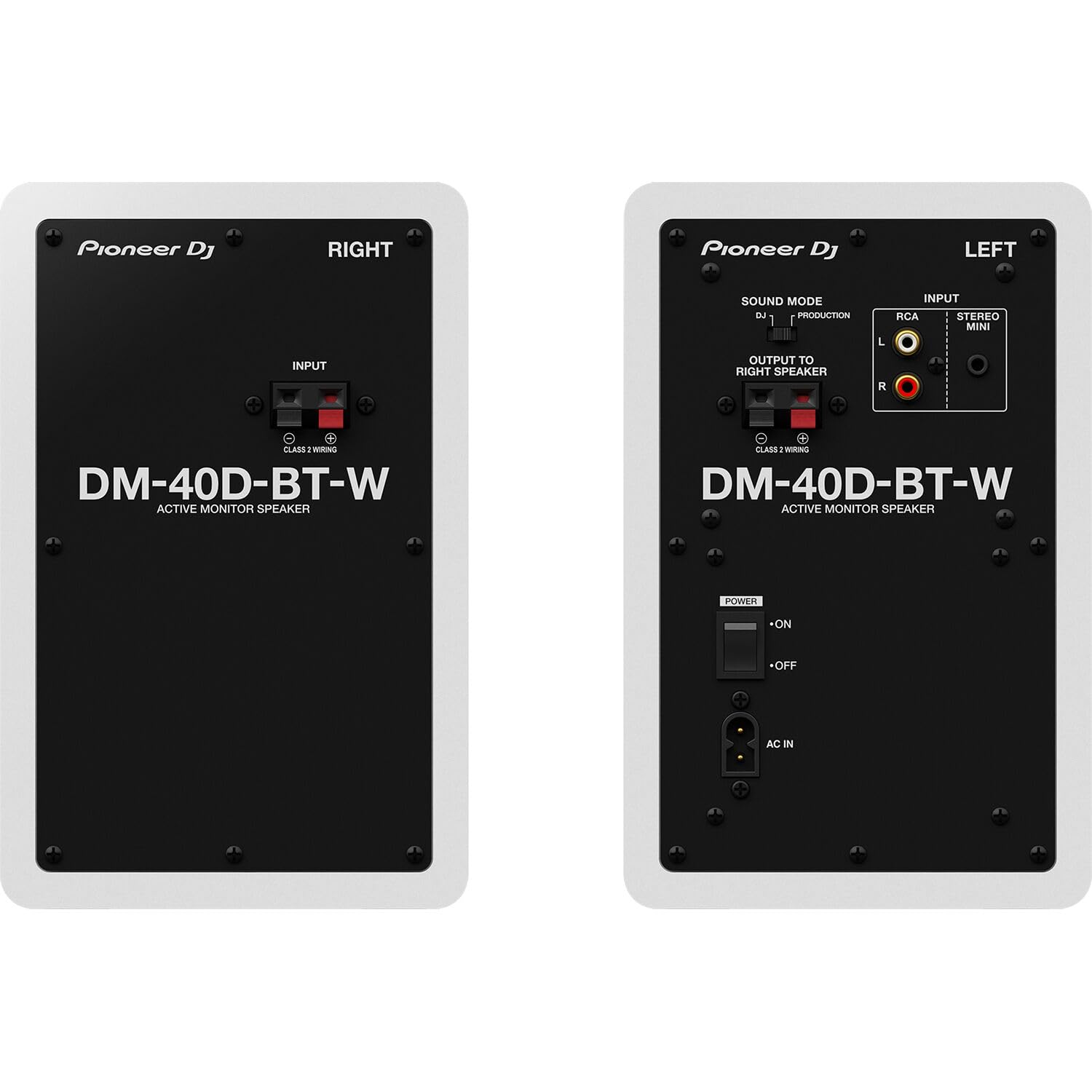 Amazon.com: Pioneer DM-40D-BT-W 4-inch Desktop Active Monitor