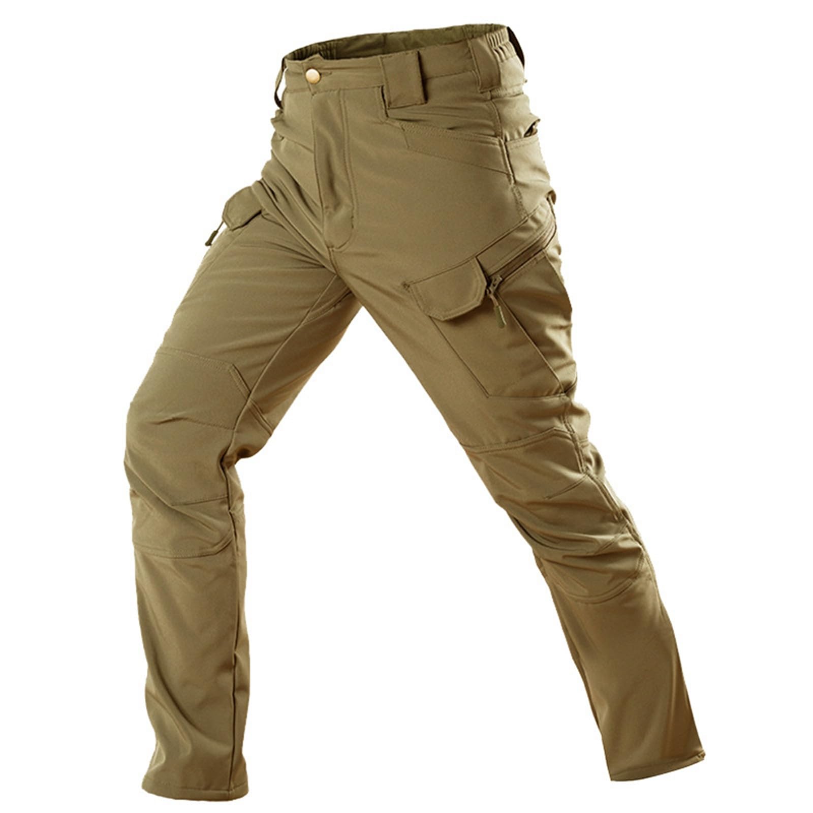 SRZYMJ Herren-Cargoshorts Herren Jogginghose schwarz Baumwolle Freizeithose 3/4 lang Outdoor Hosen für Trainingshose lang Sport Hose Softshell Hosen für Strumpfhose Winter Trekkinghose Zip Off