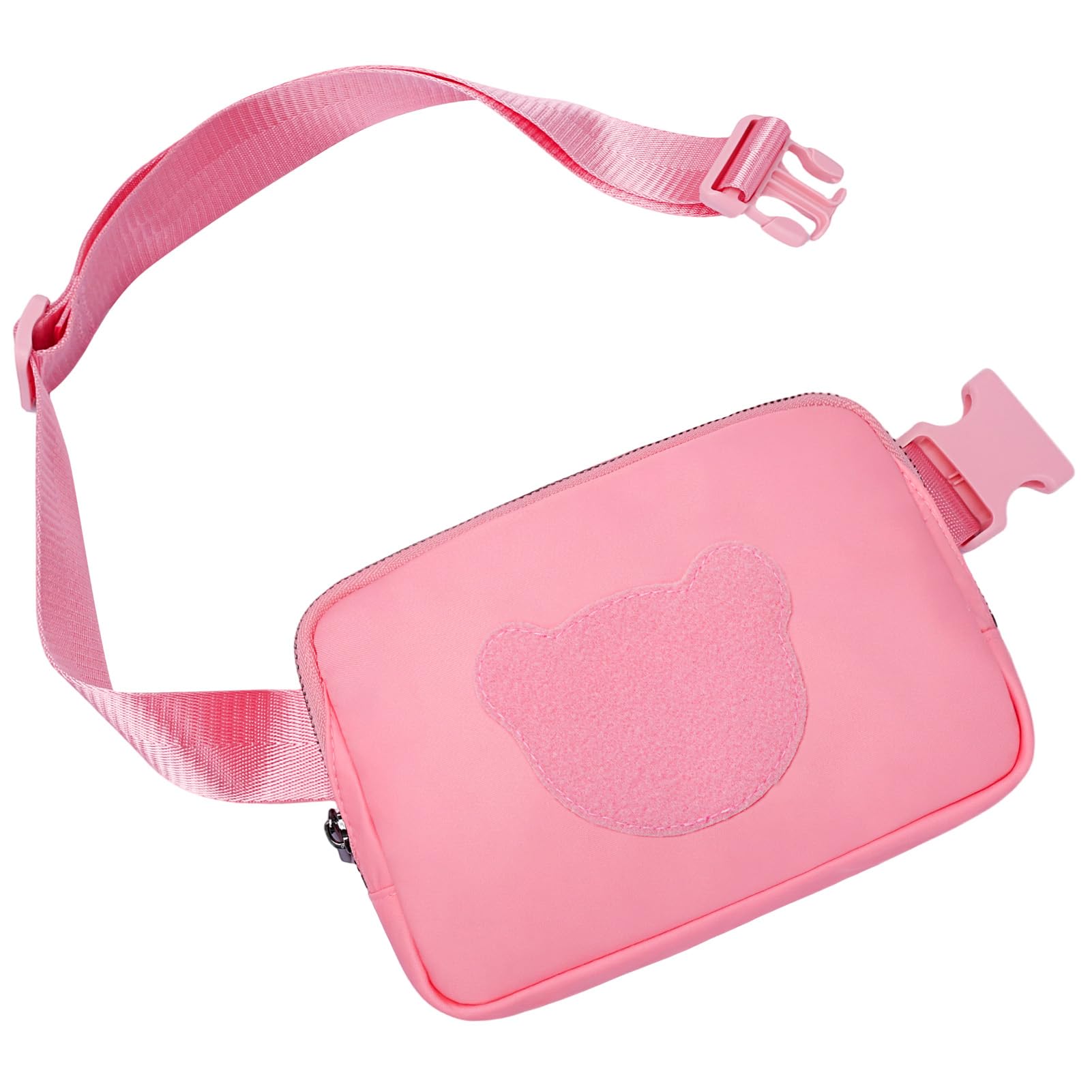 Skycase Crossbody Fanny Packs for Women - Cross Body Fanny Pack for Women Waterproof with Adjustable Strap, Pink Fanny Pack for Travel, Vacation,