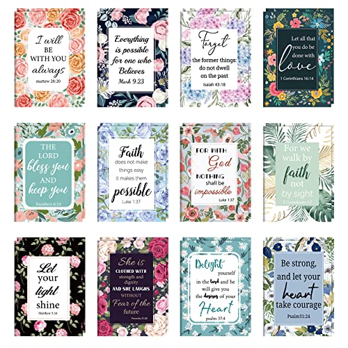 BESARME 24 Pack Bible Verse Small Pocket Notebook...