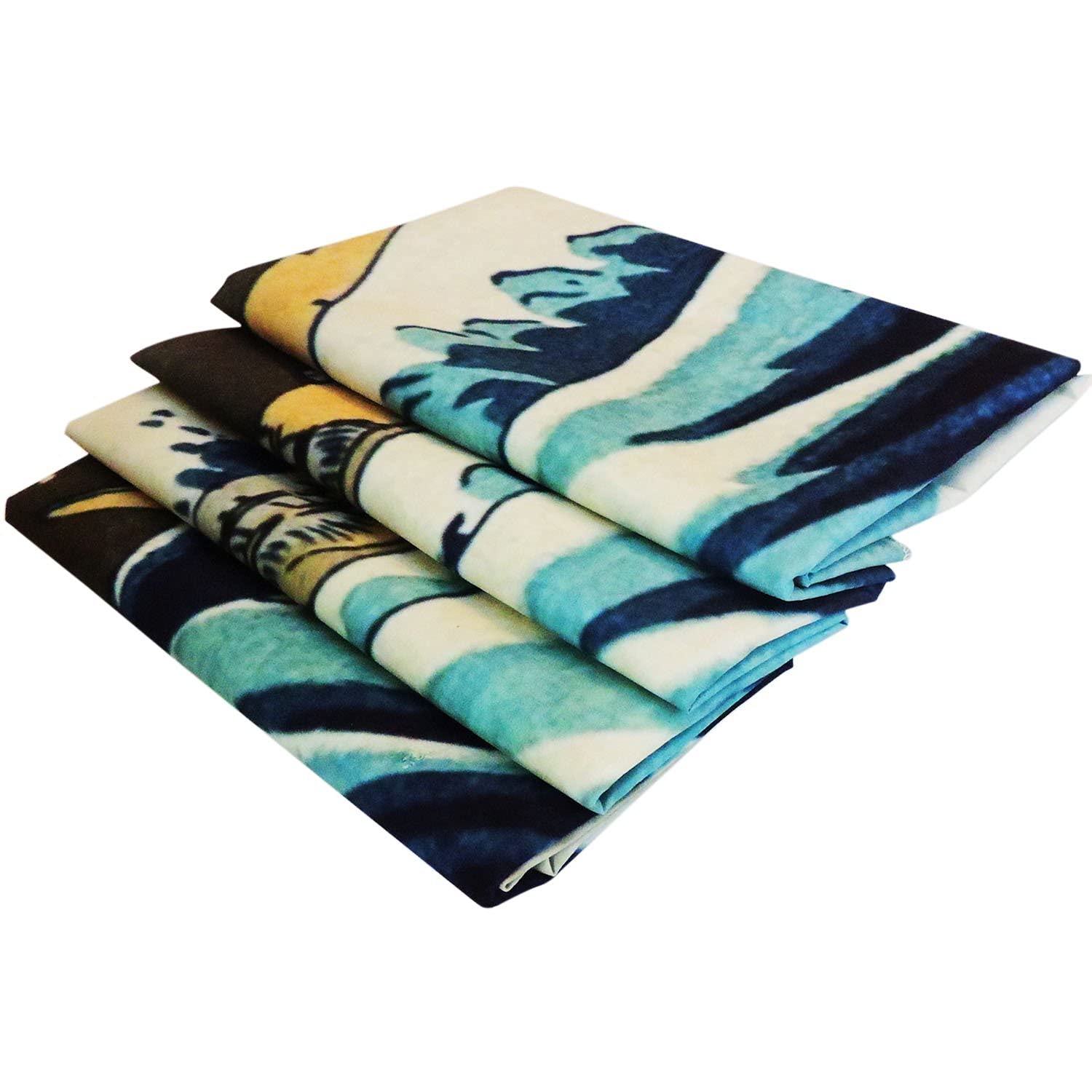 Dremisland Arazzo da Parete Grande Onda Kanagawa Psichedelico Appeso a Parete Arazzi da Parete Mandala Wall Tapestry per Camera da Letto Soggiorno Dormitorio (Onda, XL/175X230cm)