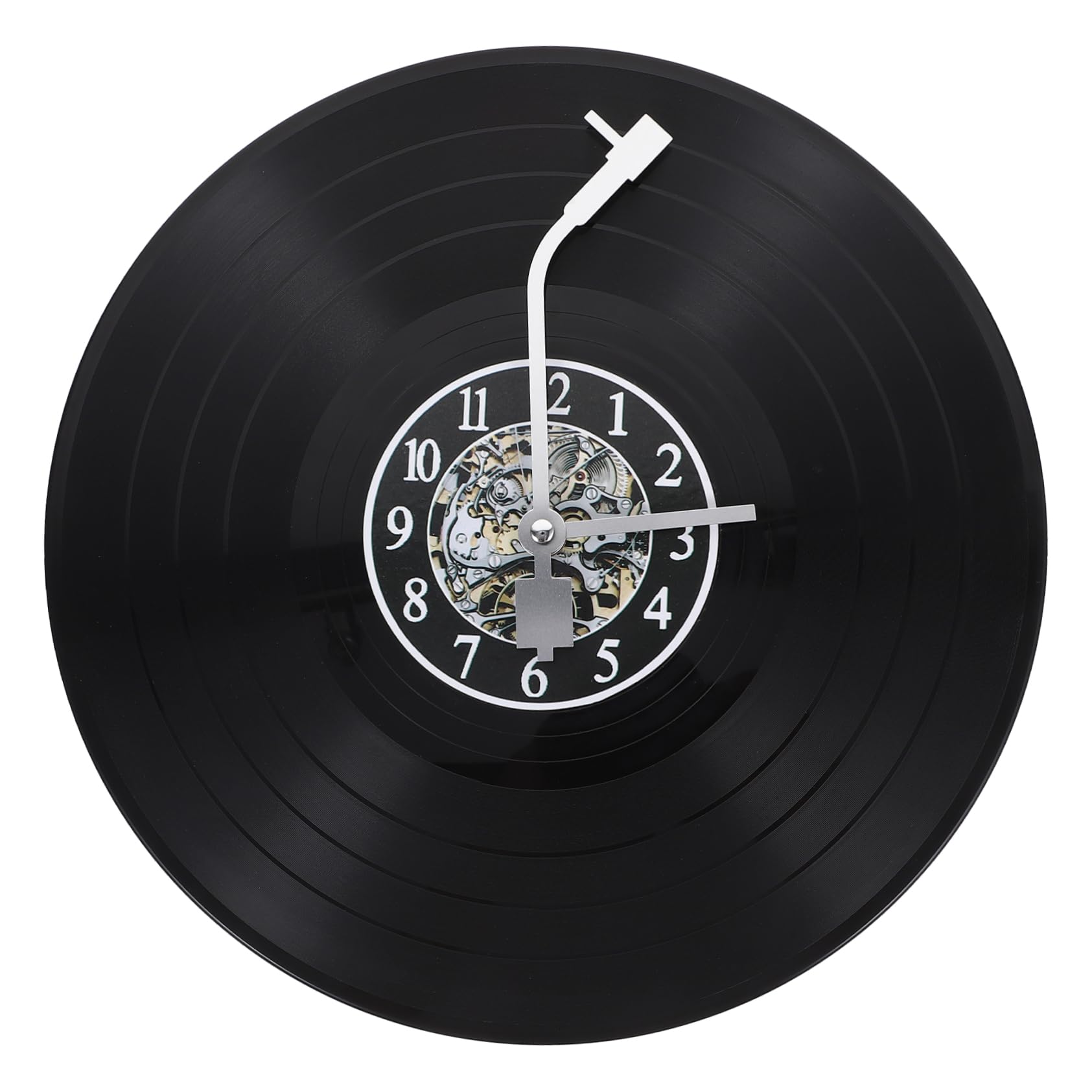 Amazon.co.jp: GARVALON 創意ビニールレコード 壁掛け時計 丸型壁時計