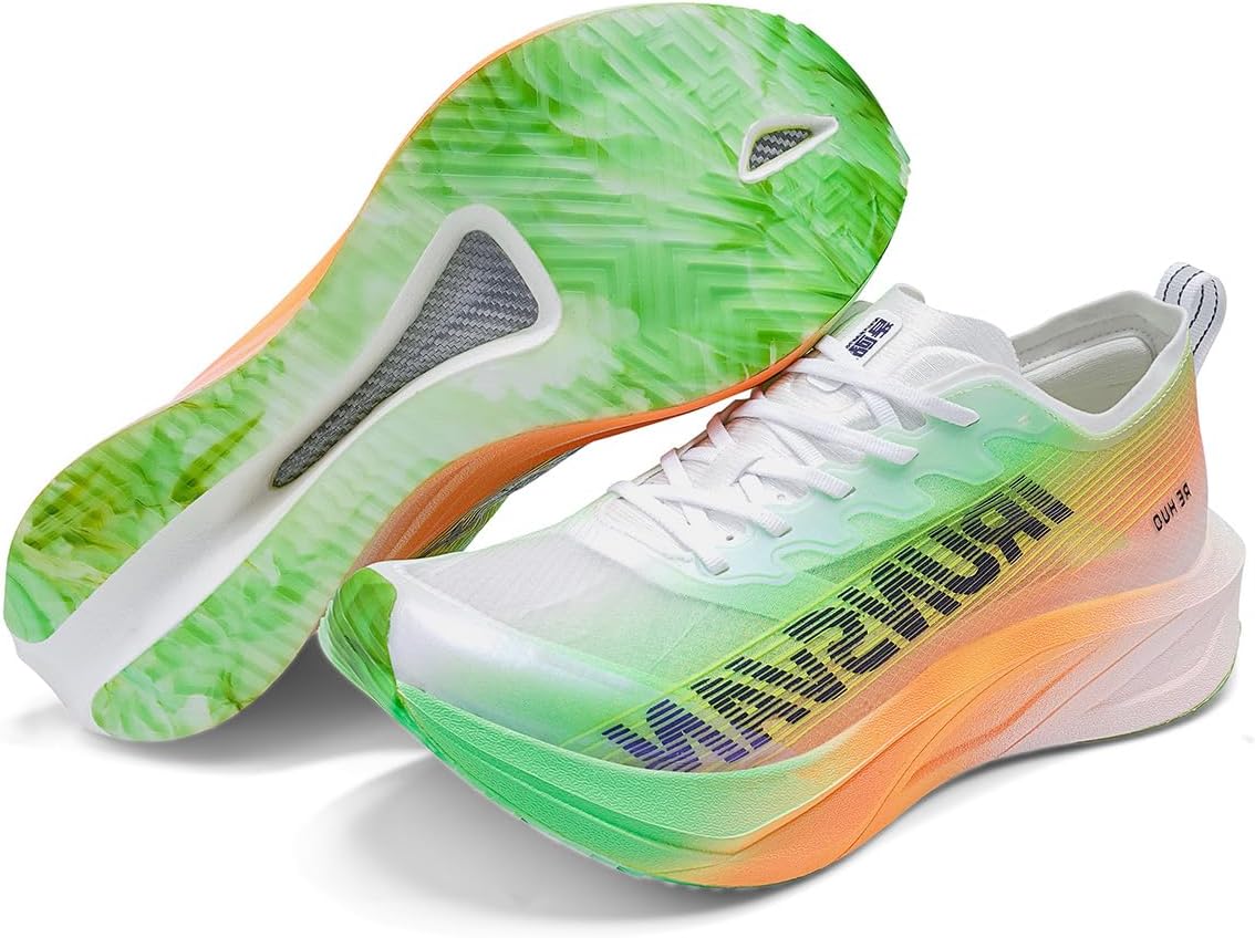 Carbon Plate Running Shoes Men’s and Women’s Running Shoes Lightweight, Cushioned, Arch Support Sneakers for Running, Training, and Daily Wear