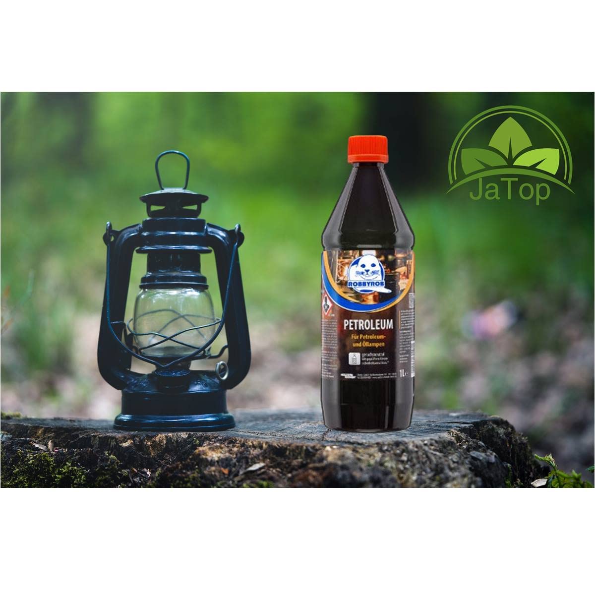 JaTop Aceite para lámpara de petróleo, 2 litros, para estufa de petróleo, chimenea, queroseno, limpiador, linterna, aceite, antorchas de jardín