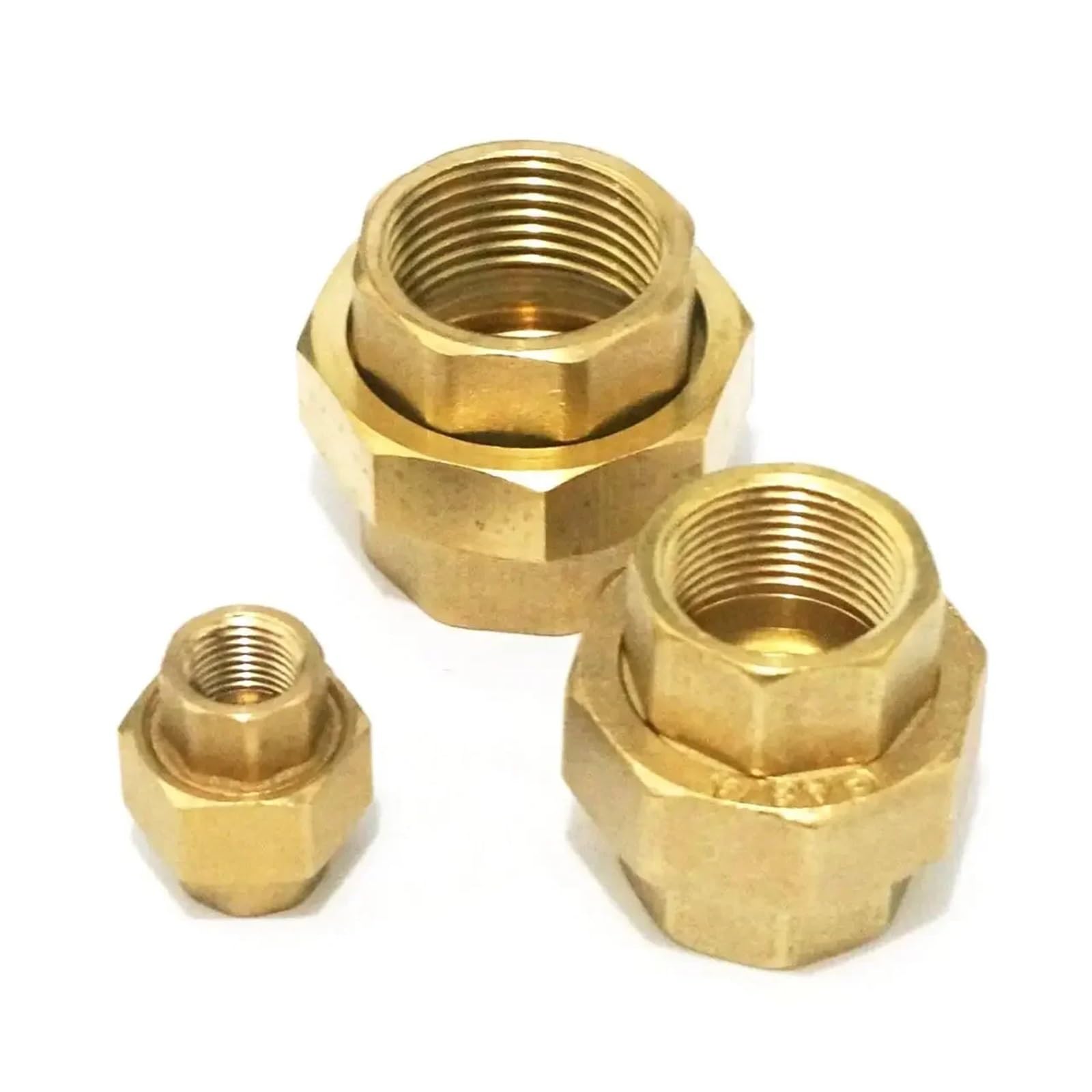 1-1/4" BSP Female Brass Pipe Union Fitting Connector Detachable