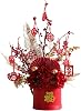 Statues Artificial Simulation Berry Branch Light Luxury Blessing Barrel Living Room Dining Table Decoration for Living Room Office Home Decorative Ornaments