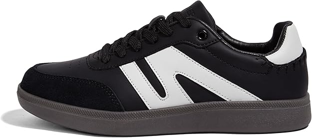 LUCKY STEP Women Classic Retro Gum Sole Fashion Sneakers Casua... - 1