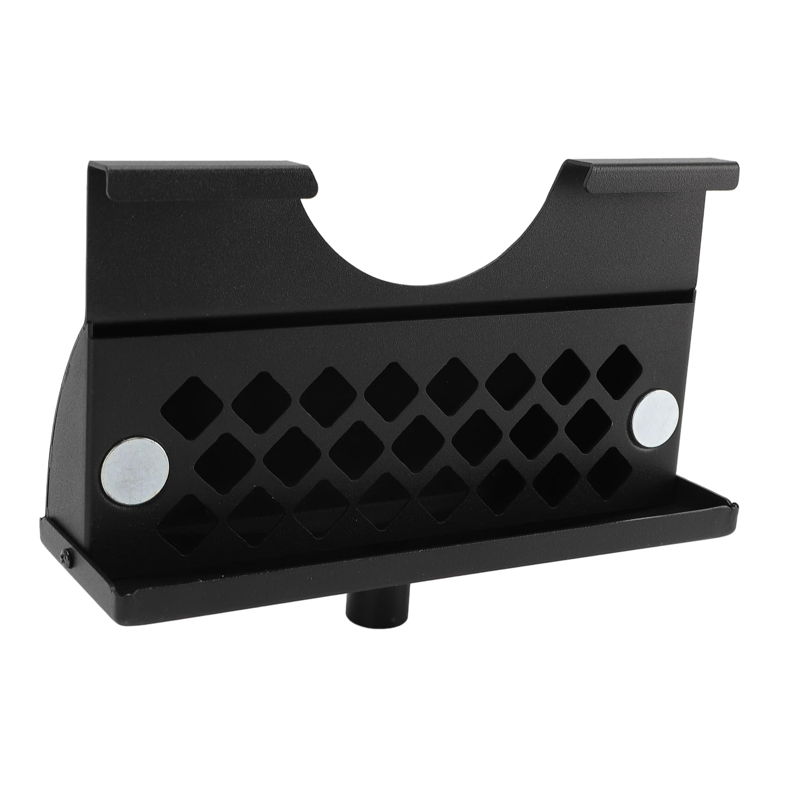 Rear Grease Drainage Funnel Large Capacity Grease Catcher Iron Magnetic Grease Funnel Applicable for Barbecue Parties