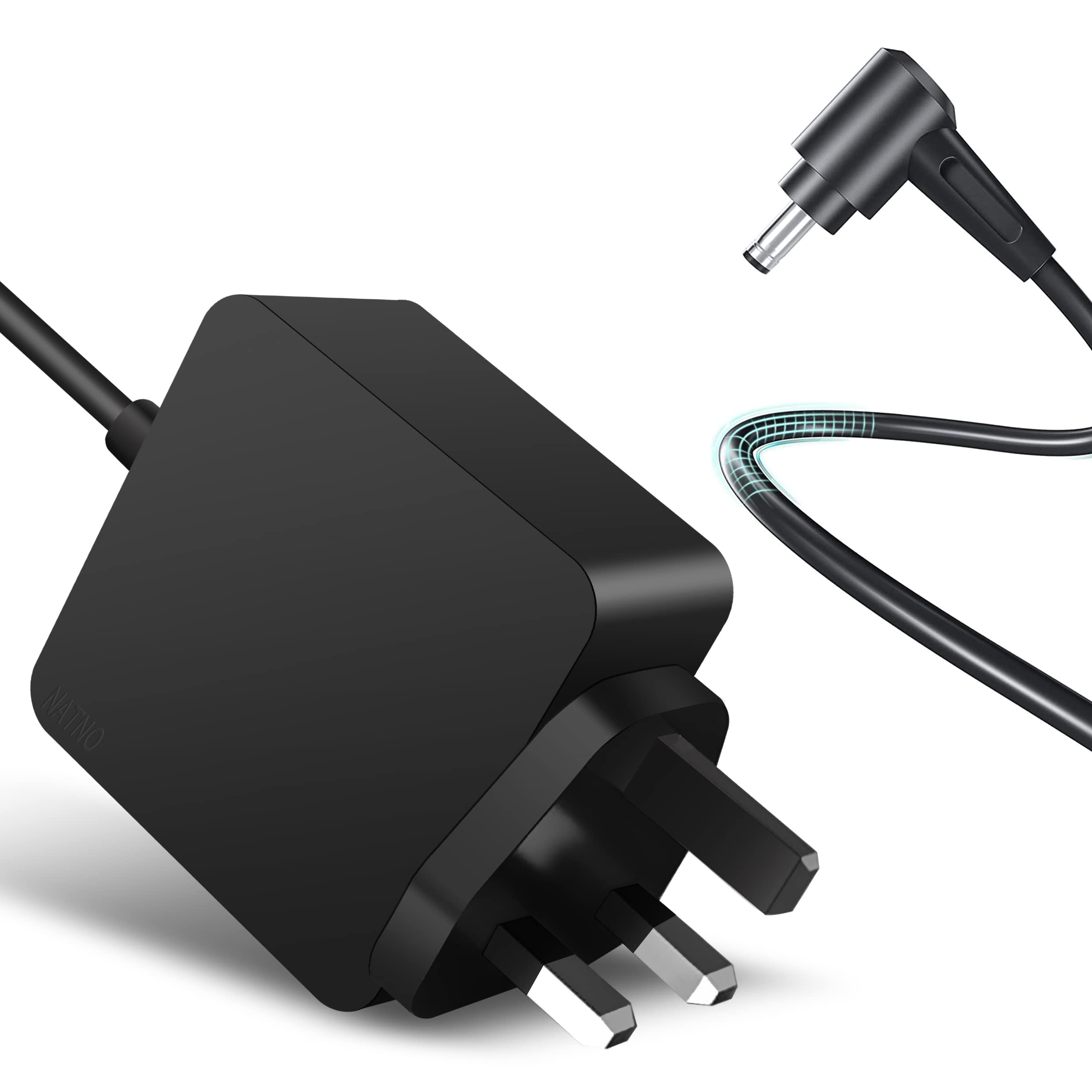 NATNO 45W 65W 20V 3.25A AC Adapter for IdeaPad 110 110s 120s 130s 310 320 330S 330 340 510 510s 520 710s Yoga 710 Flex 14 14iwl Flex 4 5 6 1470 1570 1580 Laptop Charger with Round Tip 4x1.7 mm