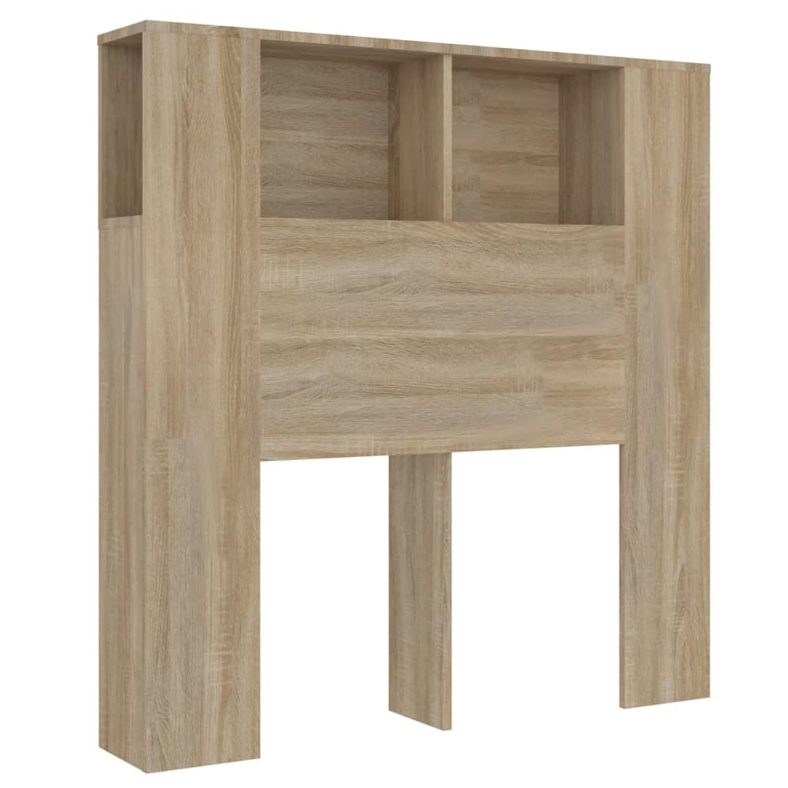 Mueble cabecero, Cabezal De Cama, Cabecera para Cama, Cabezales Dormitorios Modernos, Color Roble Sonoma 100x18,5x104,5 cm