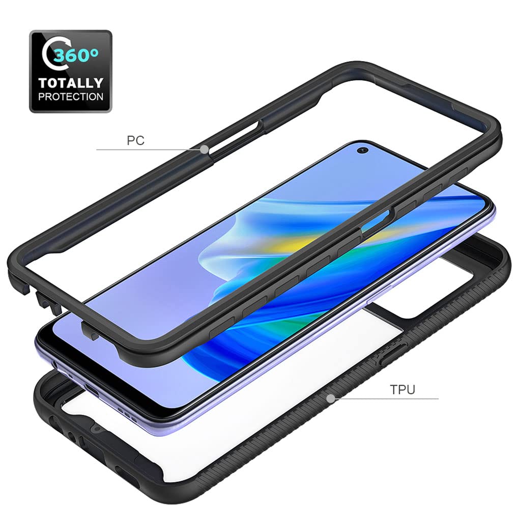 Coque Pour OPPO A74 4G Avec Protection D'écran Intégrée