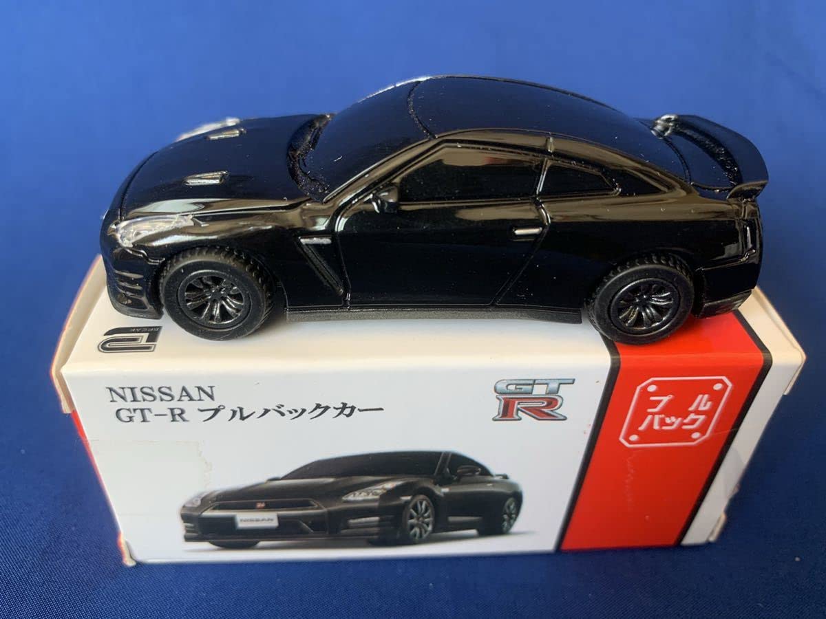 Amazon | プルバックカー◇NISSAN 日産 GT-R 黒 ◇ | ミニカー・ダイ