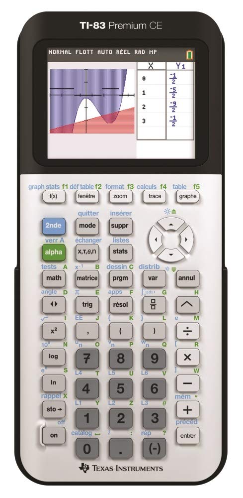 Calculatrice TI 83 premium CE édition python - Papeterie & Fournitures scolaires