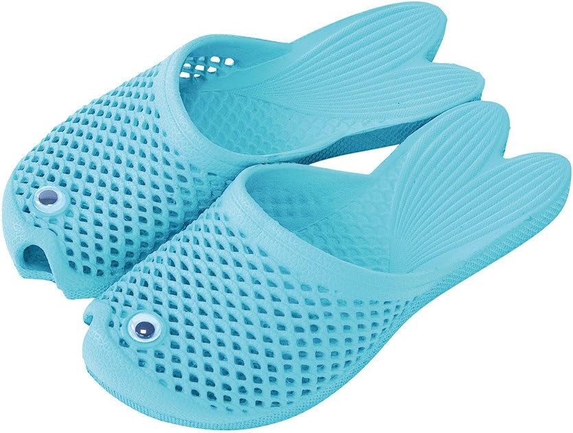 Time Concept Men's/Women's Goldfish Soft EVA Slippers - Unisex Adult Footwear, Indoor/Outdoor Summer Sandals