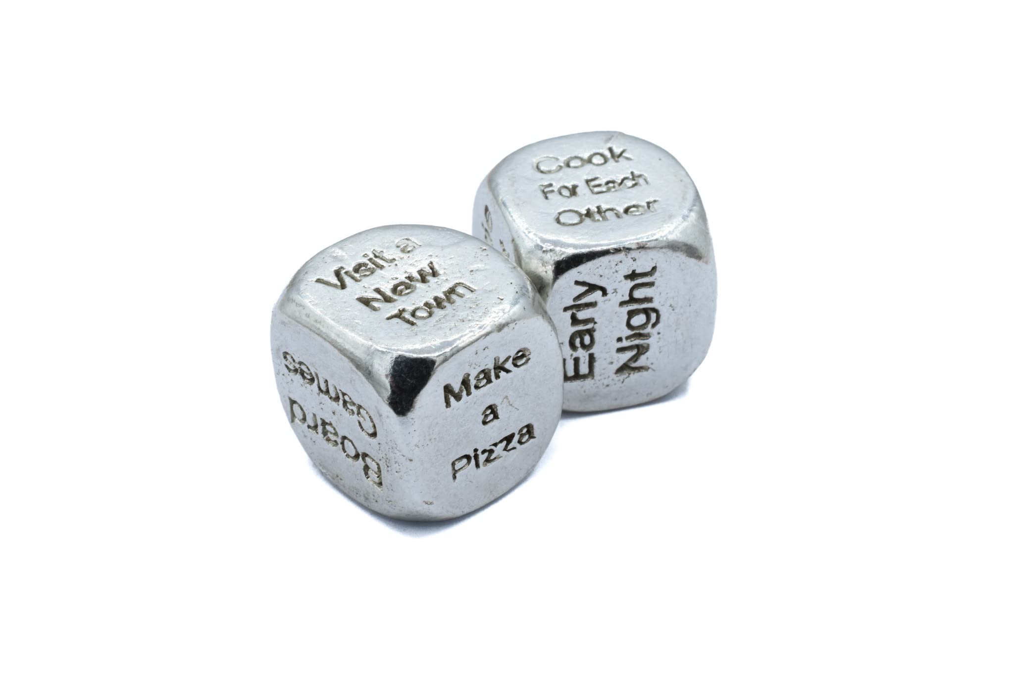 4th Anniversary Metal Date Night Dice - 4th Ideas - Image 3