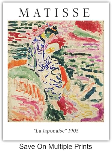 Miniatura 6 de Arte moderno estilo Henri Matisse - Galería de arte de pared y decoración - Decoración de pared de collage - Sala de estar - Arte de pared de