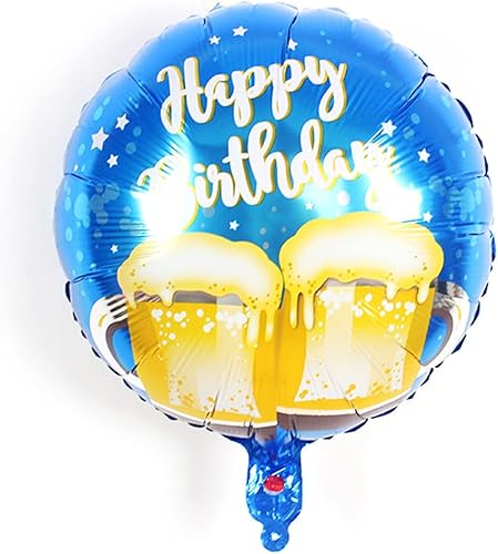 Miniatura 2 de Kit de globos de cerveza de 15 piezas para fiesta de cumpleaños para ancianos a la perfección, suministros de fiesta de Oktoberfest, azul, verde,