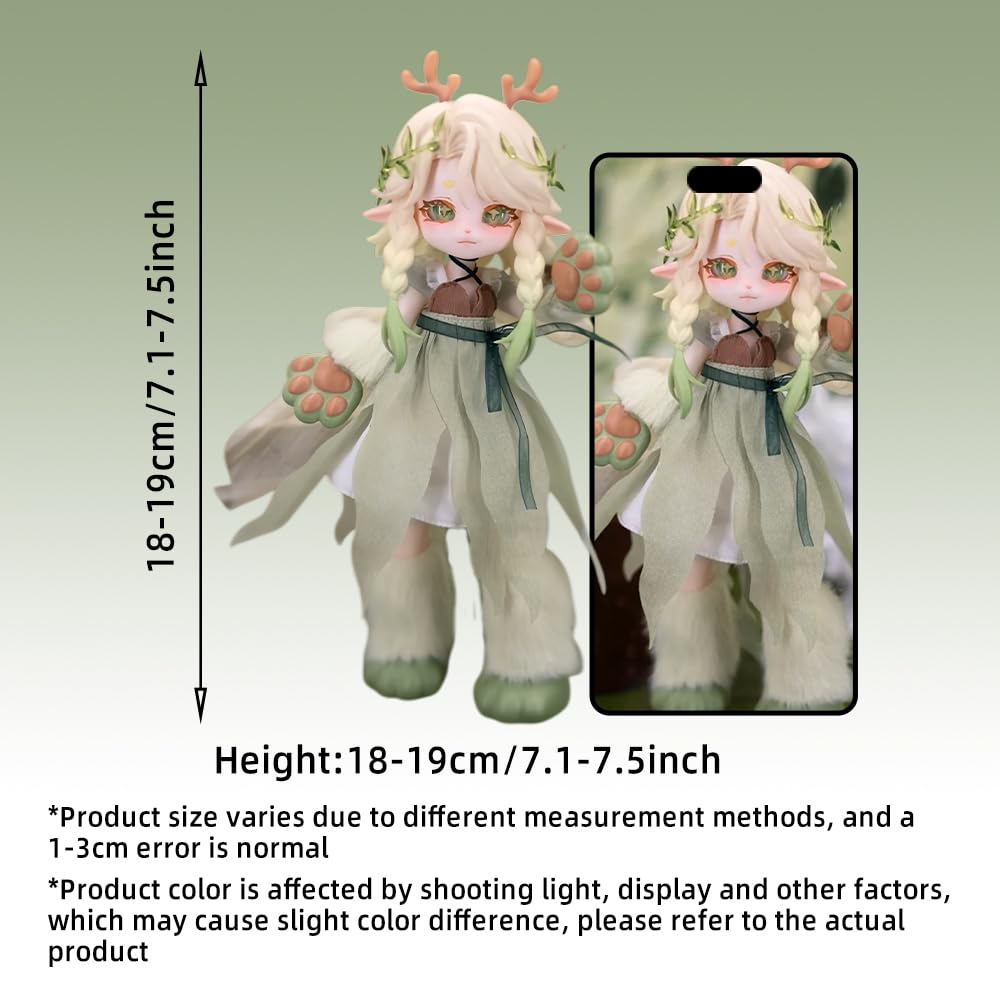 niannyyhouse BJD Geheimbox Figuren, dediziert für die Luna-Serie, Skala 1/12, Kugelgelenk-Puppe mit Kleidung, Sammelfigur (1 Stk)
