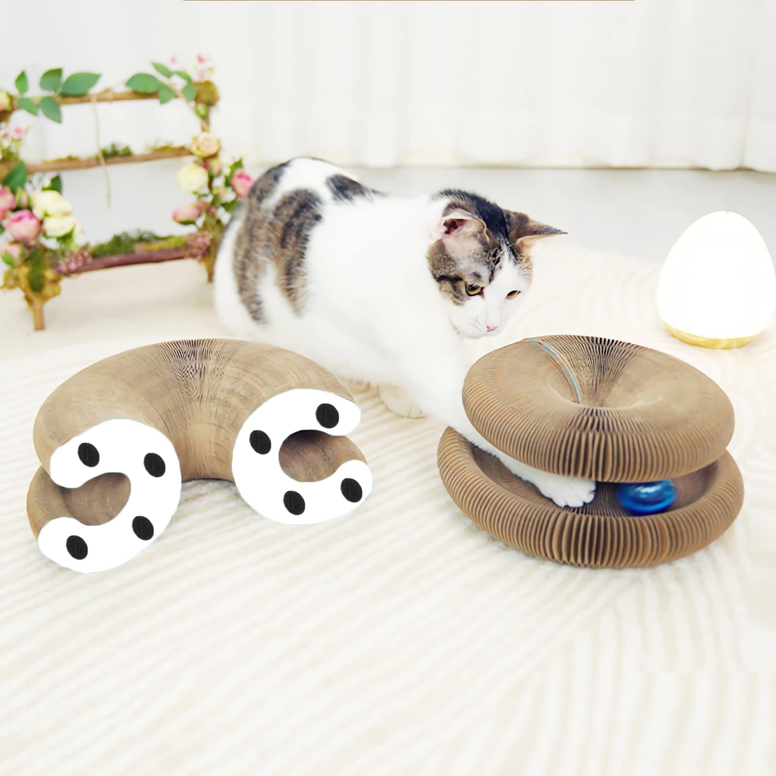 Preisvergleich für Magische Orgel Katze Kratz brett interaktive Kratzer Katzen spielzeug Katze