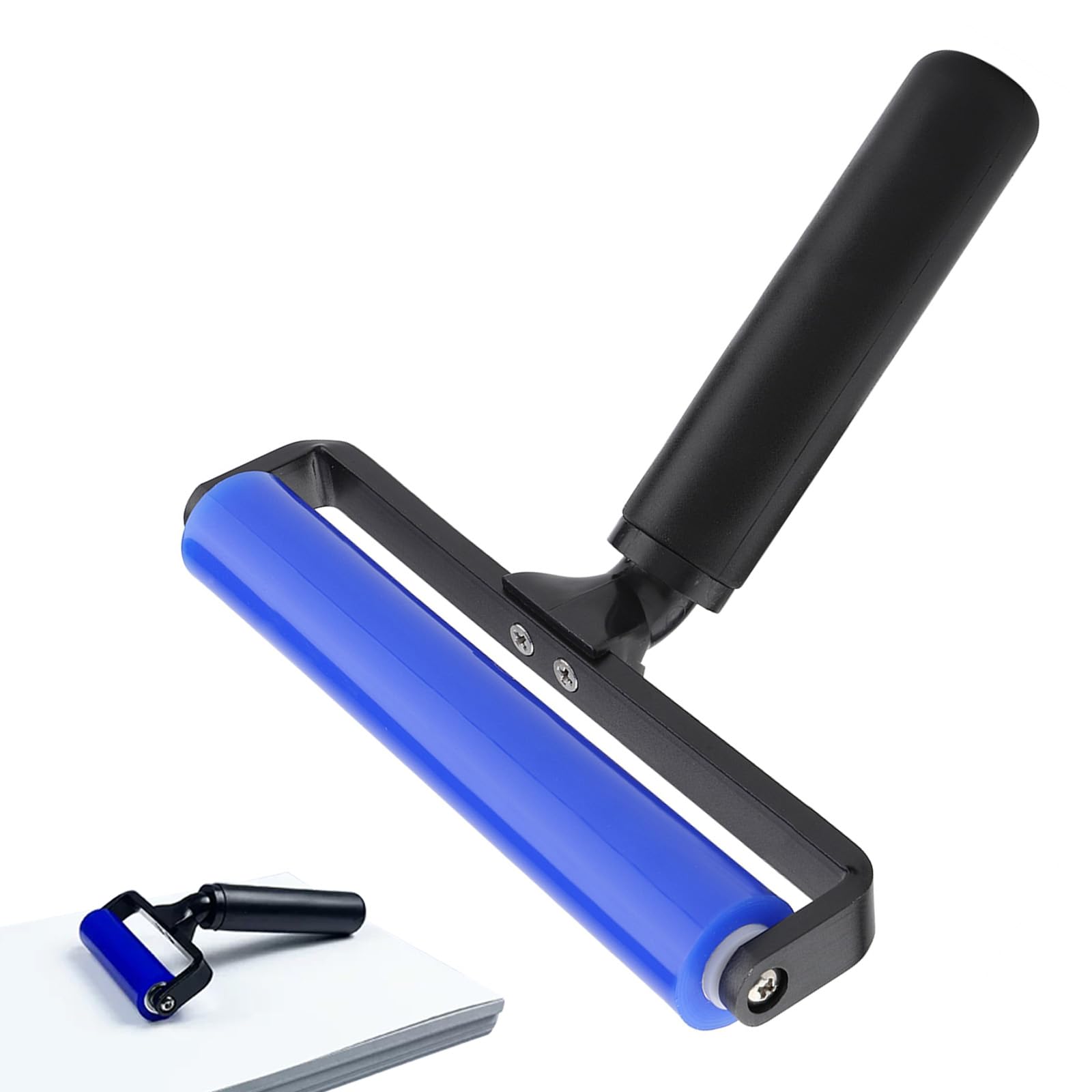 Rouleau de Dépoussiérage de Silicone, Brosse à Rouleau Antistatique, Rouleau de Film d'écran en Silicone pour Outil de Nettoyage Domestique(12 inch)