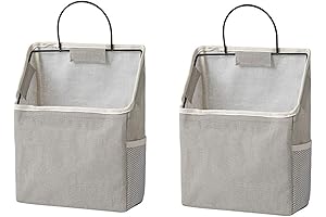 2 Pcs Wall-Hanging Rag Bag
