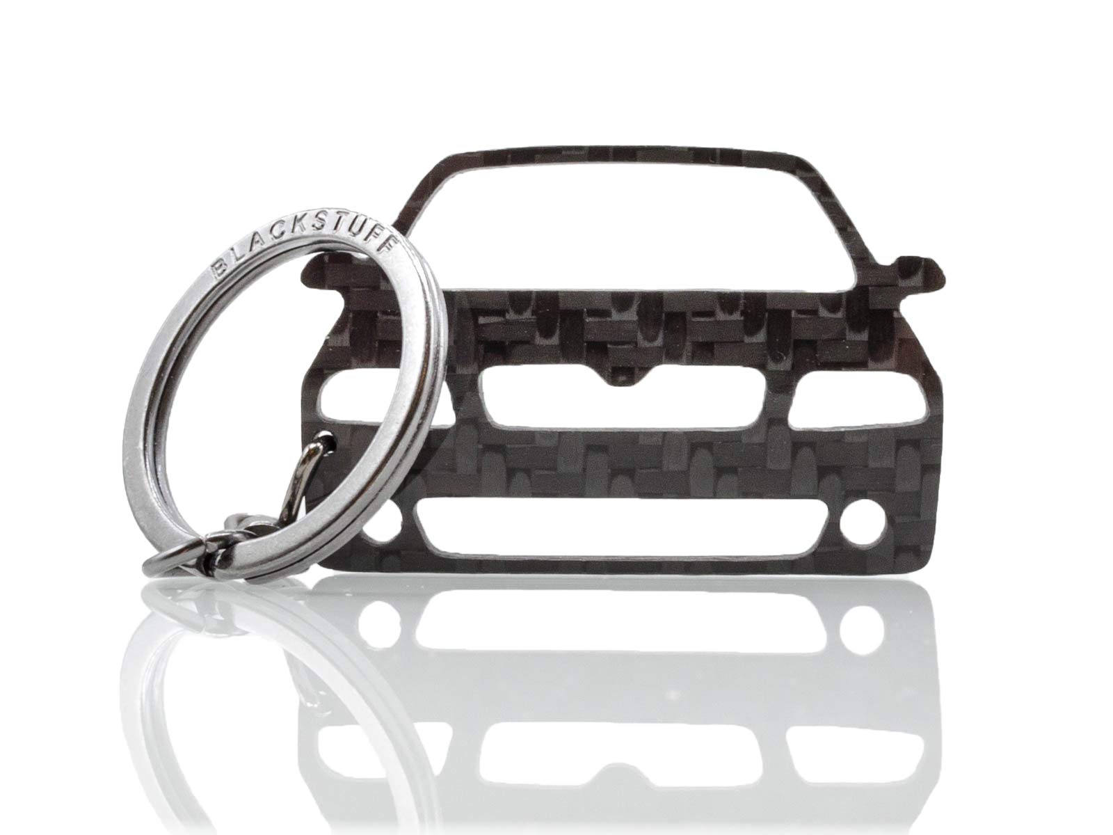 BlackStuff Llavero de fibra de carbono compatible con Yaris MK2 XP90