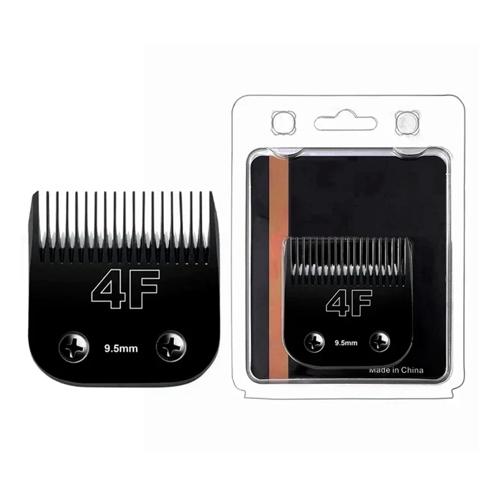 Lama Rimovibile for Animali Domestici for Cani, Compatibile Con Wahl, Tosatrici for Animali Serie KM, Compatibile Con Andis, AG, AGC, SMC E Altro Ancora Senza Intoppi(NO.4F(9.5mm))