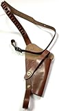 WWII US .38 Pistol M3 Victory Revolver Shoulder Holster with Shell Loops- M3 Brown Tanker Holster