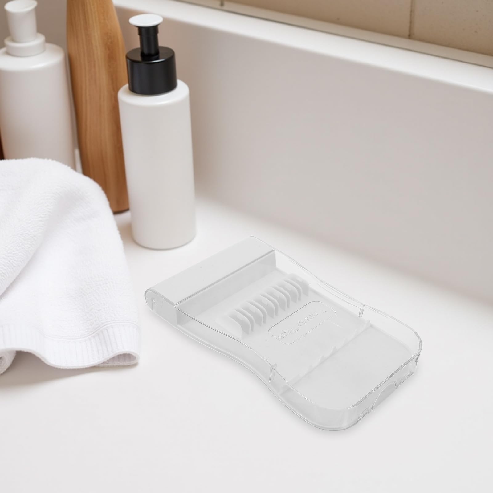Yardwe Boîte de rangement pour 3 embouts de jet dentaire - Étui de voyage compatible avec Waterpik - Rangement pour embouts d'hydropulseur dentaire avec 6 compartiments 16 x 9,5 x 1,8 cm