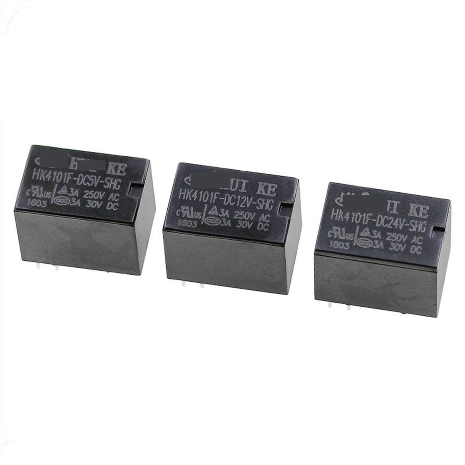 Relé electromecánico HK4101F mini interruptor de 5 pines 12V para proyectos PCB 7
