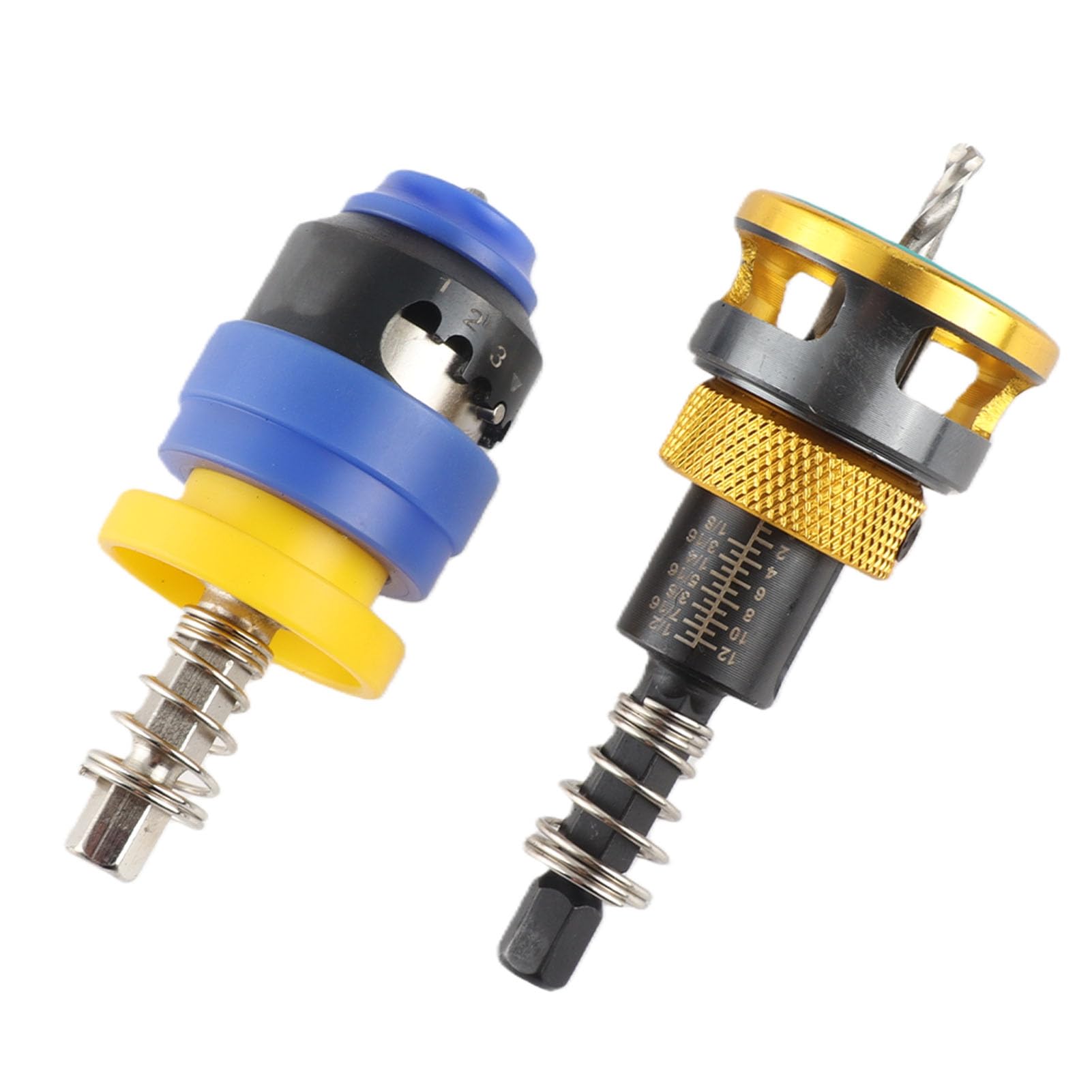 Topiky Juego de Brocas Avellanadoras para Madera, Brocas Cónicas con Tope de Profundidad Ajustable para Carpintería Precisa, 3,2-4,8 Mm, Aleación de Aluminio, Ideal para Tornillos
