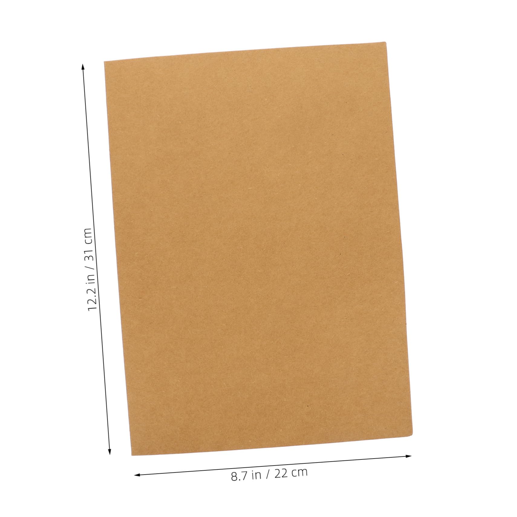 VILLCASE A4 Schnellhefter aus Pappe Dokumentenmappe aus Kraftpapier für Büro und Belege Robust Beschriftbar 20 Stück Packung