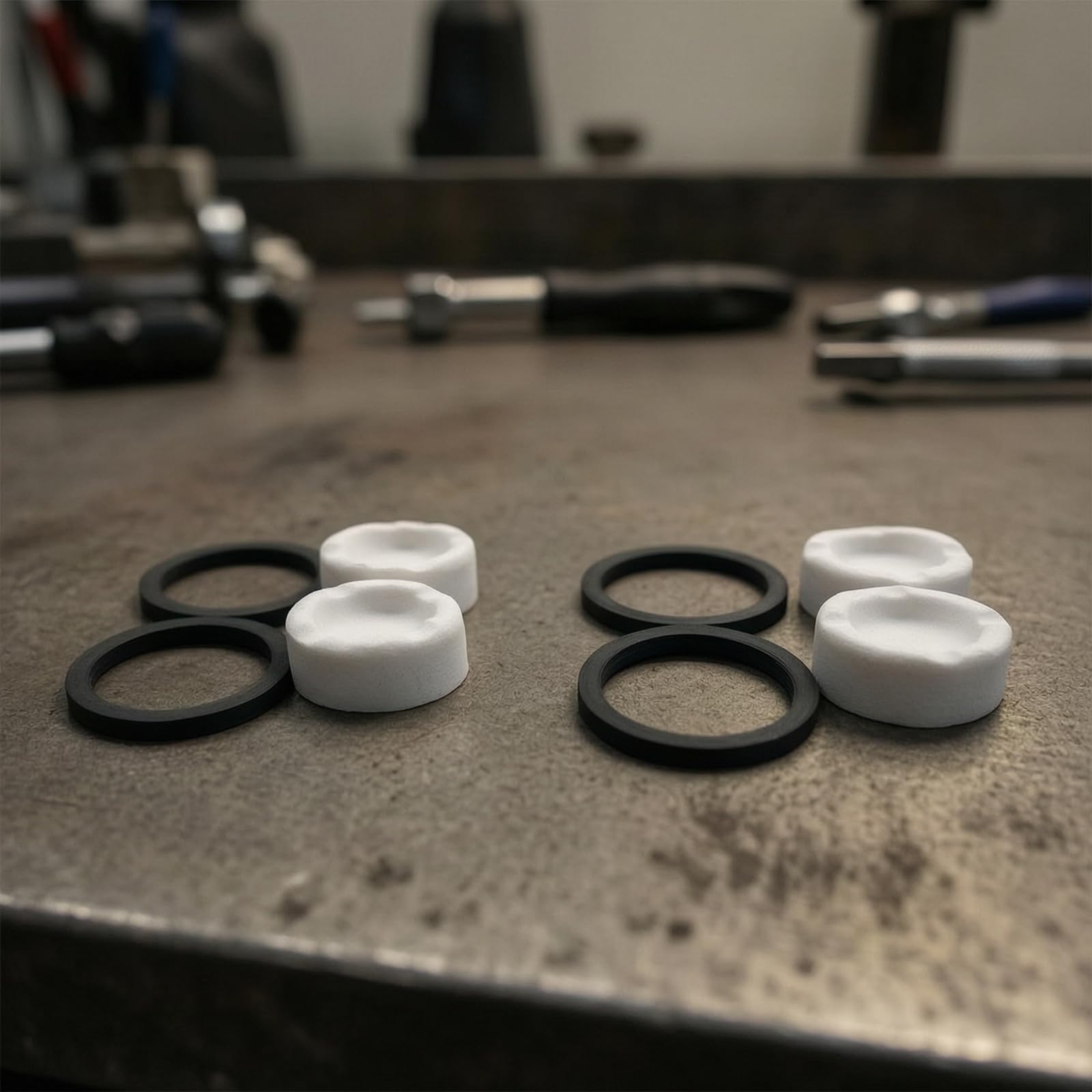 Pistoni Freno Bici Pistoni Pinza Guarnizioni Kit Riparazione in Ceramica per Pinze Idrauliche Compatibili con Serie M6120 M7120 M8020 M8120 M9120 M8 M640 M810 Adatti per Manutenzione Officina