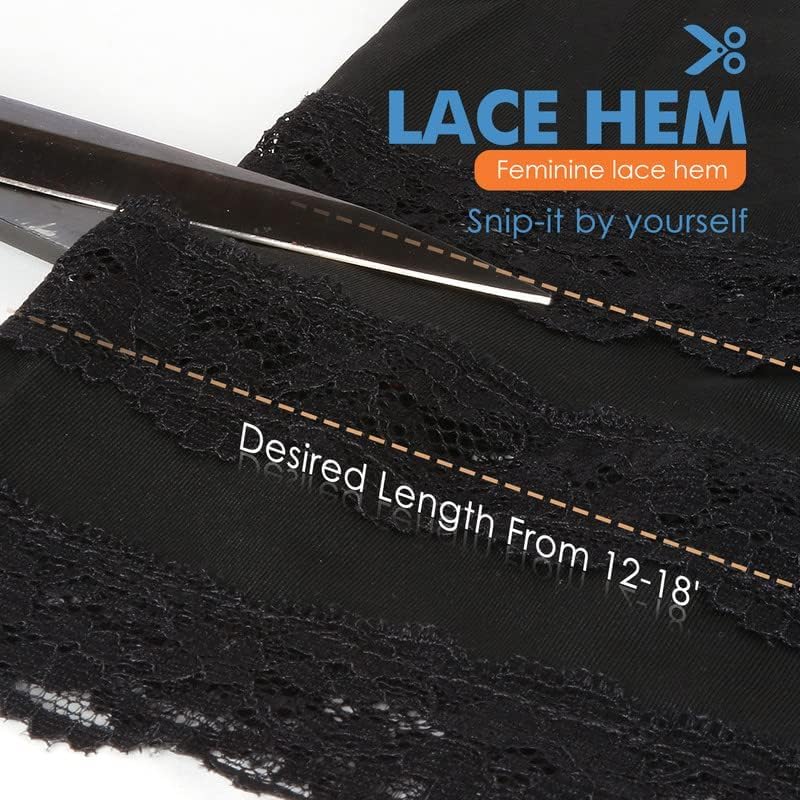 Pettipants for Women Half Slip Shorts Bloomers Split Skirt Lace Culottes Slip - Image 4