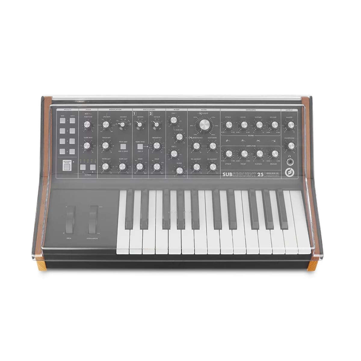 Amazon.co.jp: Decksaver Moog Subsequent 25/ Sub Phatty Cover