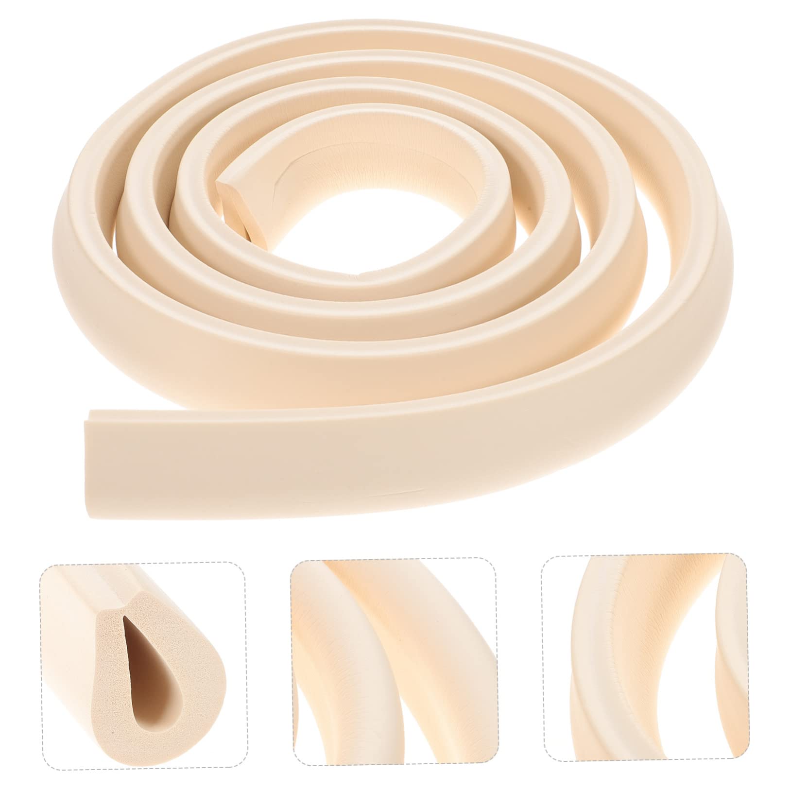 4 Piezas Tira Protectora de Seguridad Protector de Esquinas for Bebés Almohadilla a Prueba de Bebés Muebles Cama Infantil Parachoques Protectores de Esquinas de Mesa for Protector de Esquinas de Bebé