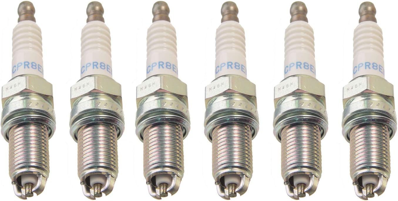 NGK Set of 6 Laser Platinum Spark Plugs For BMW S54 Engine