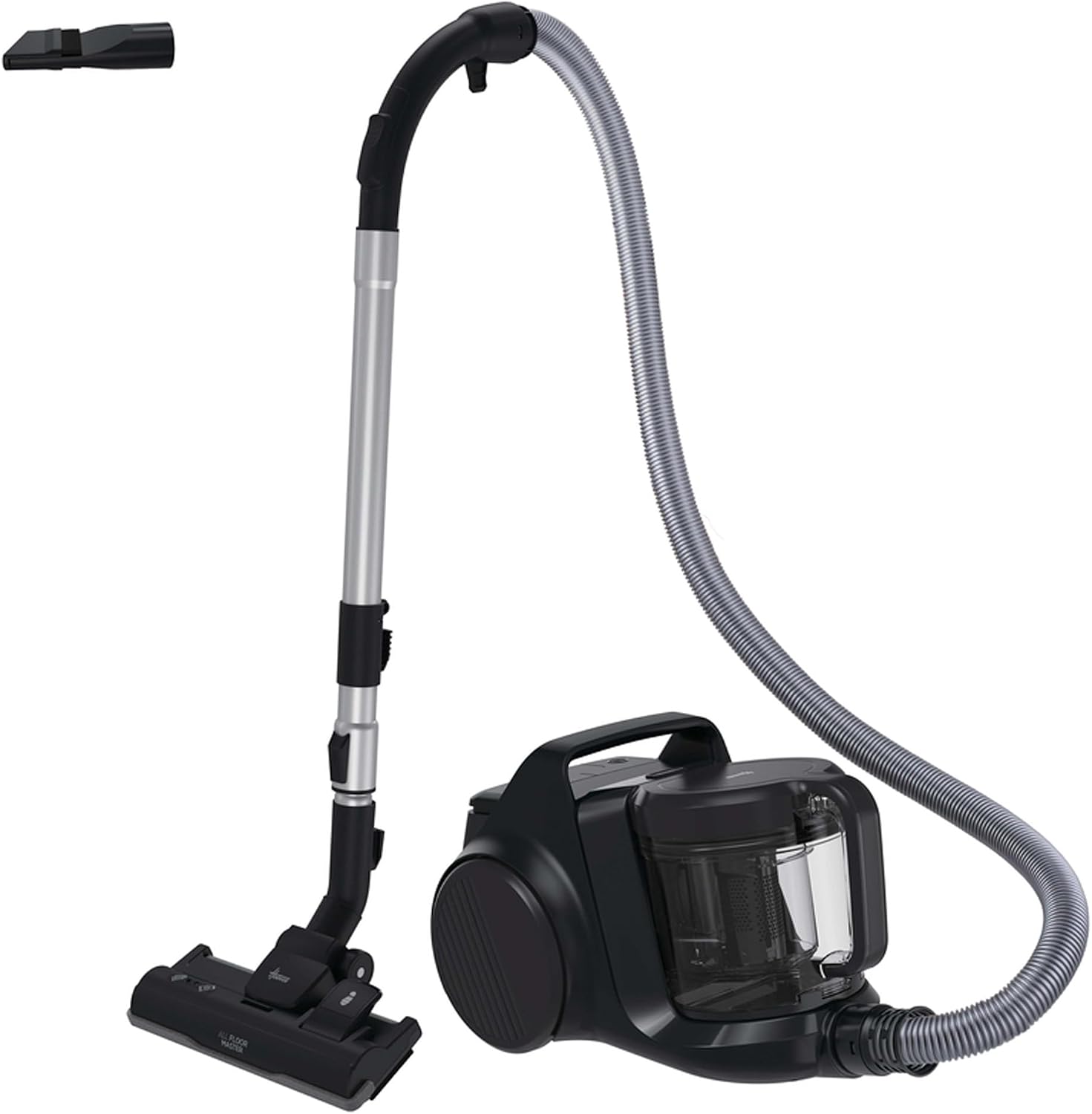 Hoover HP2 Aspiradora de Trineo sin Bolsa Compacta | Todos los Suelos | con Cab…