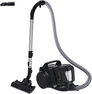 Hoover HP2 - Aspiradora sin Bolsa Potente y compacta - para alfombras y Suelos Duros - Trineo con Cable - Filtro EPA - Depósito 2,5 L - Accesorios Integrados - Radio de acción 10 m - 850 W [HP2Z10A]