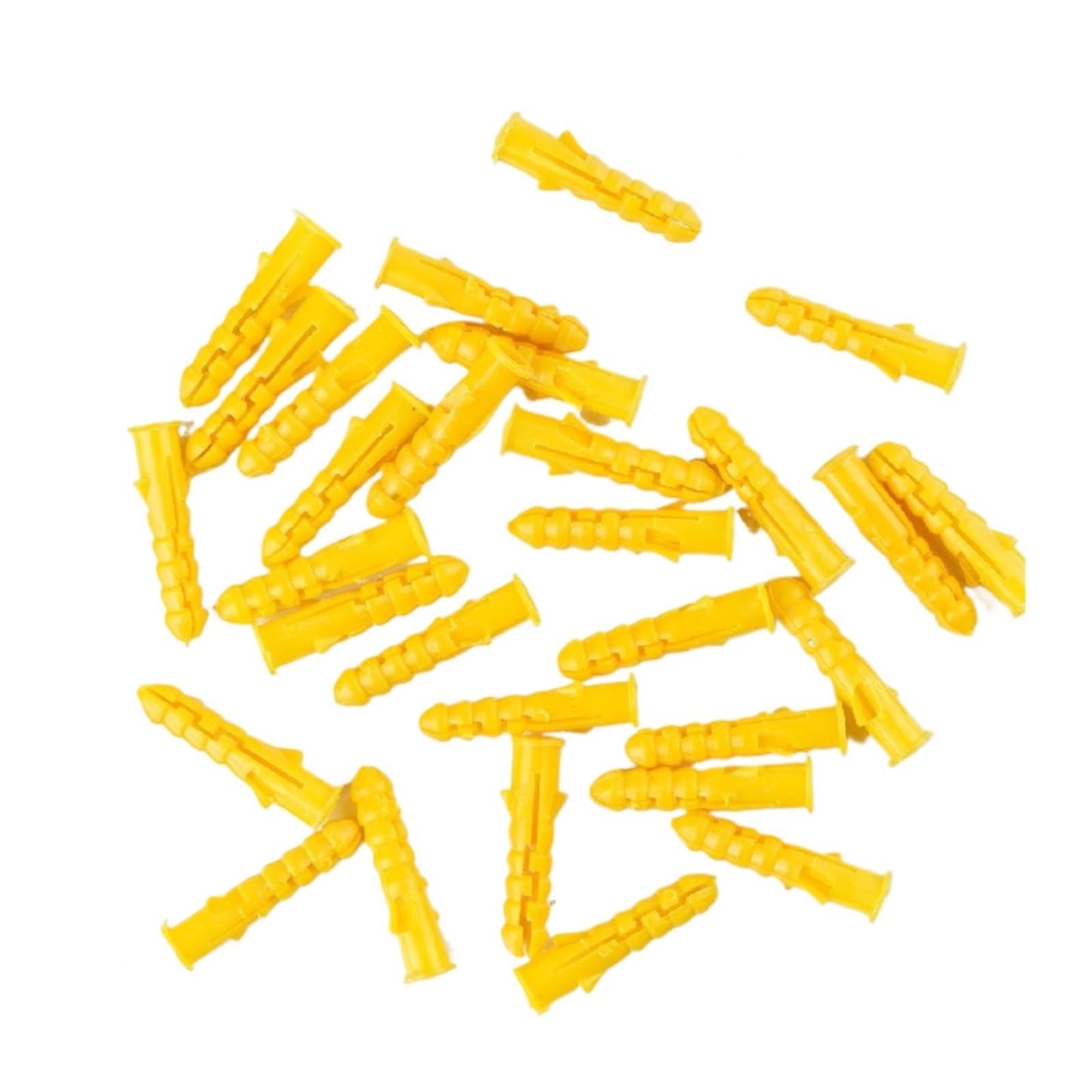 Juego de Tapones de Pared, Tacos de plástico for Pared M8, Amarillos, Varios tamaños, Paquete de 500 Unidades(M8X80MM 100PCS)