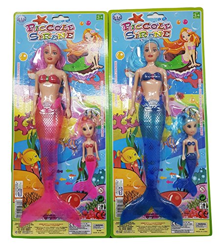 Takestop® Bambola Sirena Sirenetta PESCIOLINO