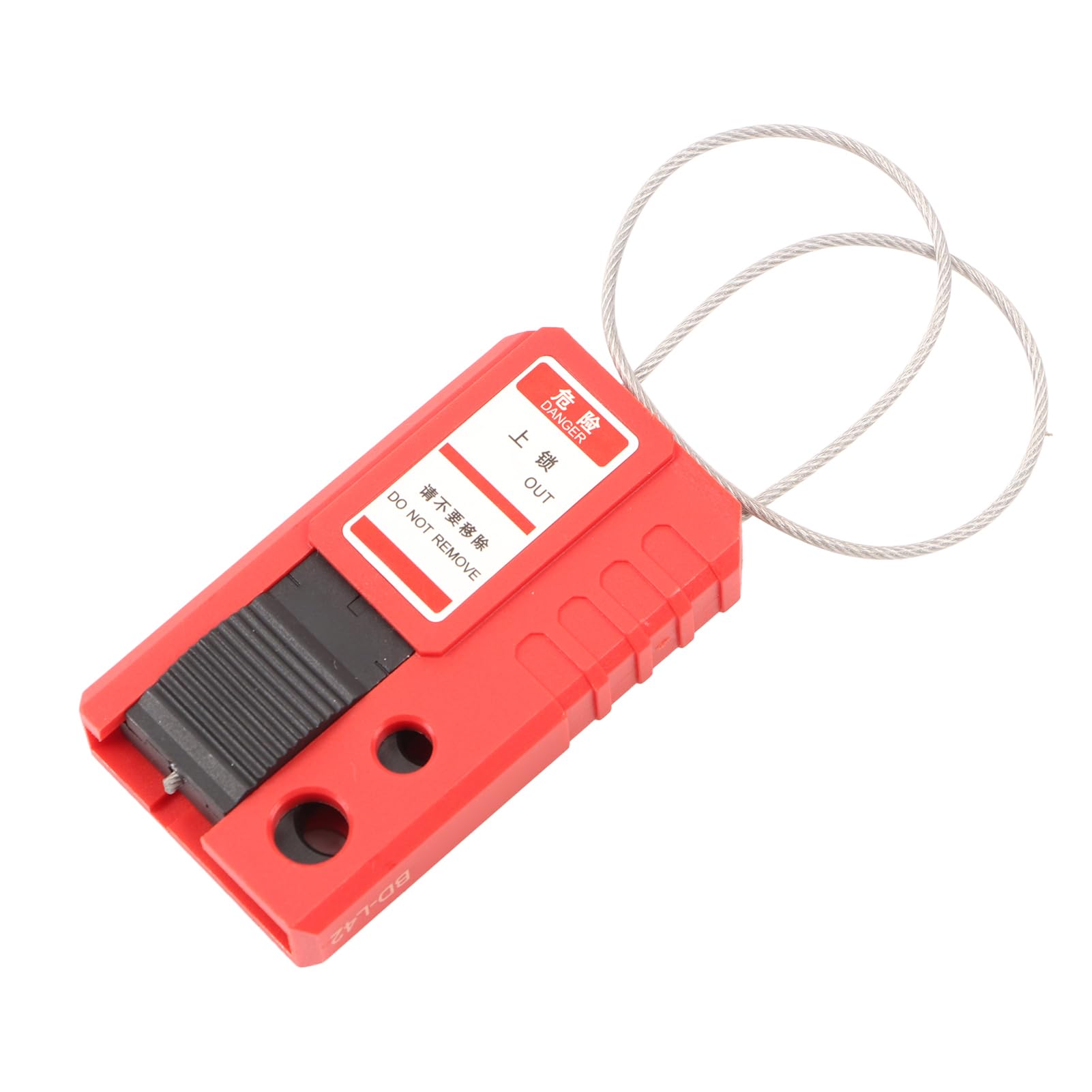 Brady 110V Electrical Safety Lock Red Polypropylene Brady 110V Plug ...