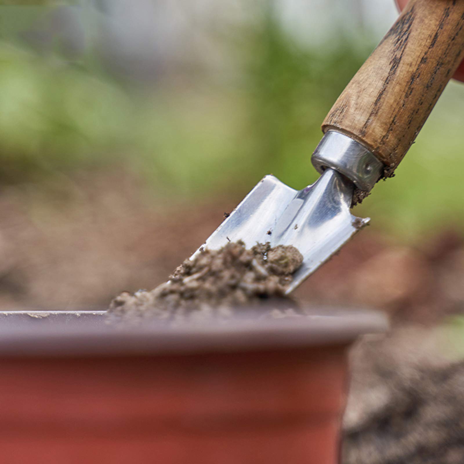 Zestaw narzędzi ogrodowych, 2 szt. Zestaw narzędzi ogrodowych Szpadel widelec grabie z drewnianą rączką do ogrodnictwa roślin soczyste kwiaty doniczkowe rosną warzywa
